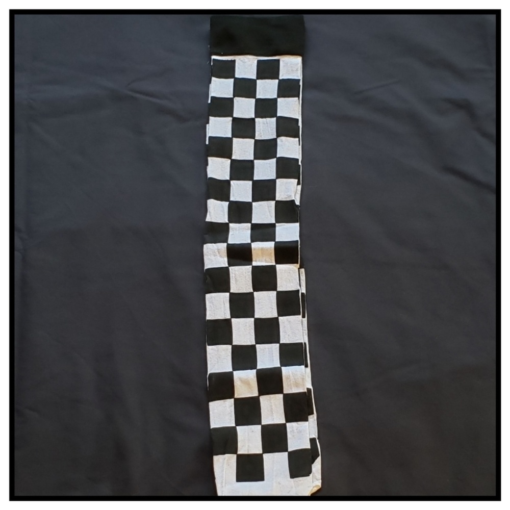 Thigh high checkered tights *free w/ bundle* - Picture 1 of 2